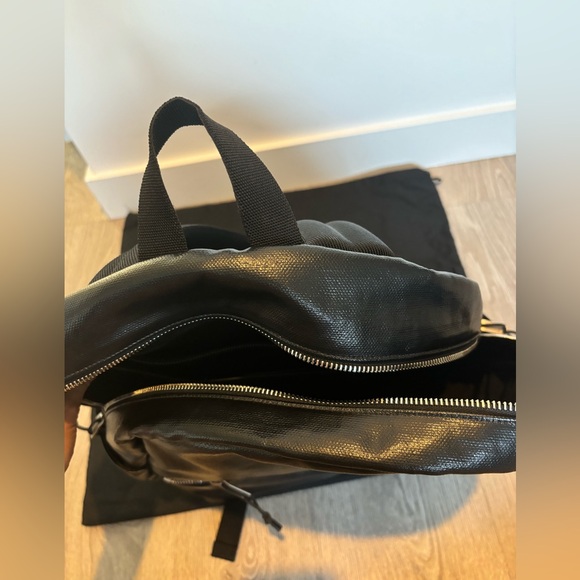 Yves Saint Laurent (YSL) unisex black backpack - Picture 8 of 10